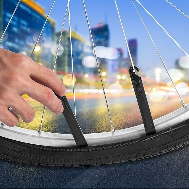 Hayar Inner Tube Patch Bicycle Repair Kit Tyre Sticker with Glue and Lever Tool DIY Quick Fix Puncture for Bike Tire