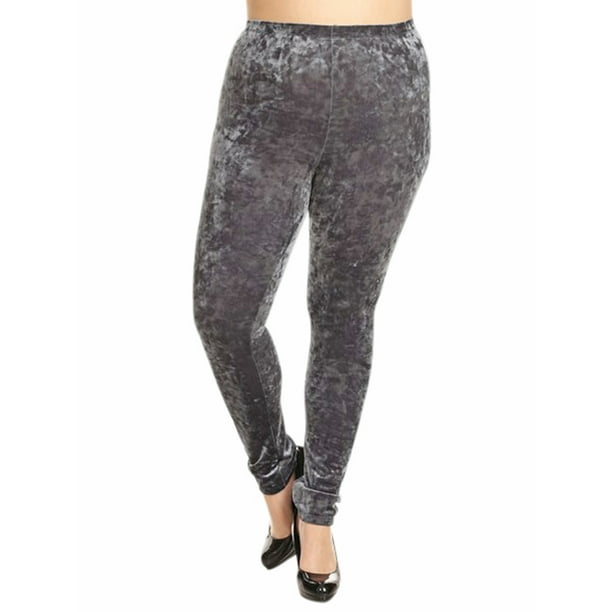 plus size velvet joggers