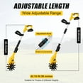thumbnail image 3 of Aiqidi Cordless Electric Tiller/Cultivator, 4" Wide 20V 250RPM Handheld Garden Cultivator Battery Powered Rototiller w/Telescopic Rod, 3 of 12