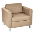 thumbnail image 1 of Pacific Armchair In Dillon Buff Cream Vinyl Fabric, 1 of 4
