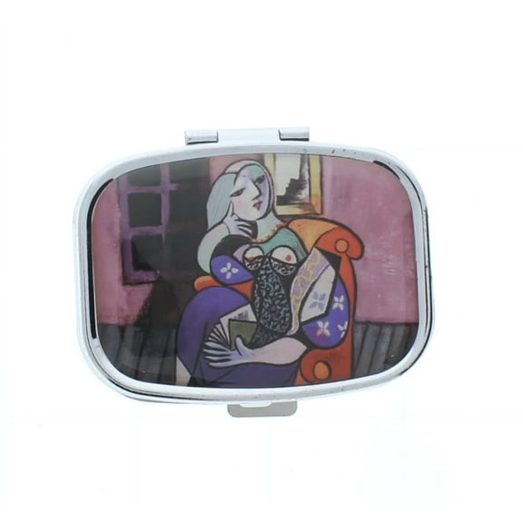Paris France Pablo Picasso Artist Inspired Pill Box Medicine Container Case