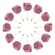 thumbnail image 1 of 12 Pcs Ramilletes de Rosa con Alfileres para Hombres Ceremonia de Boda Aniversario Cena Formal Fiesta Rojo Frijol, 1 of 5