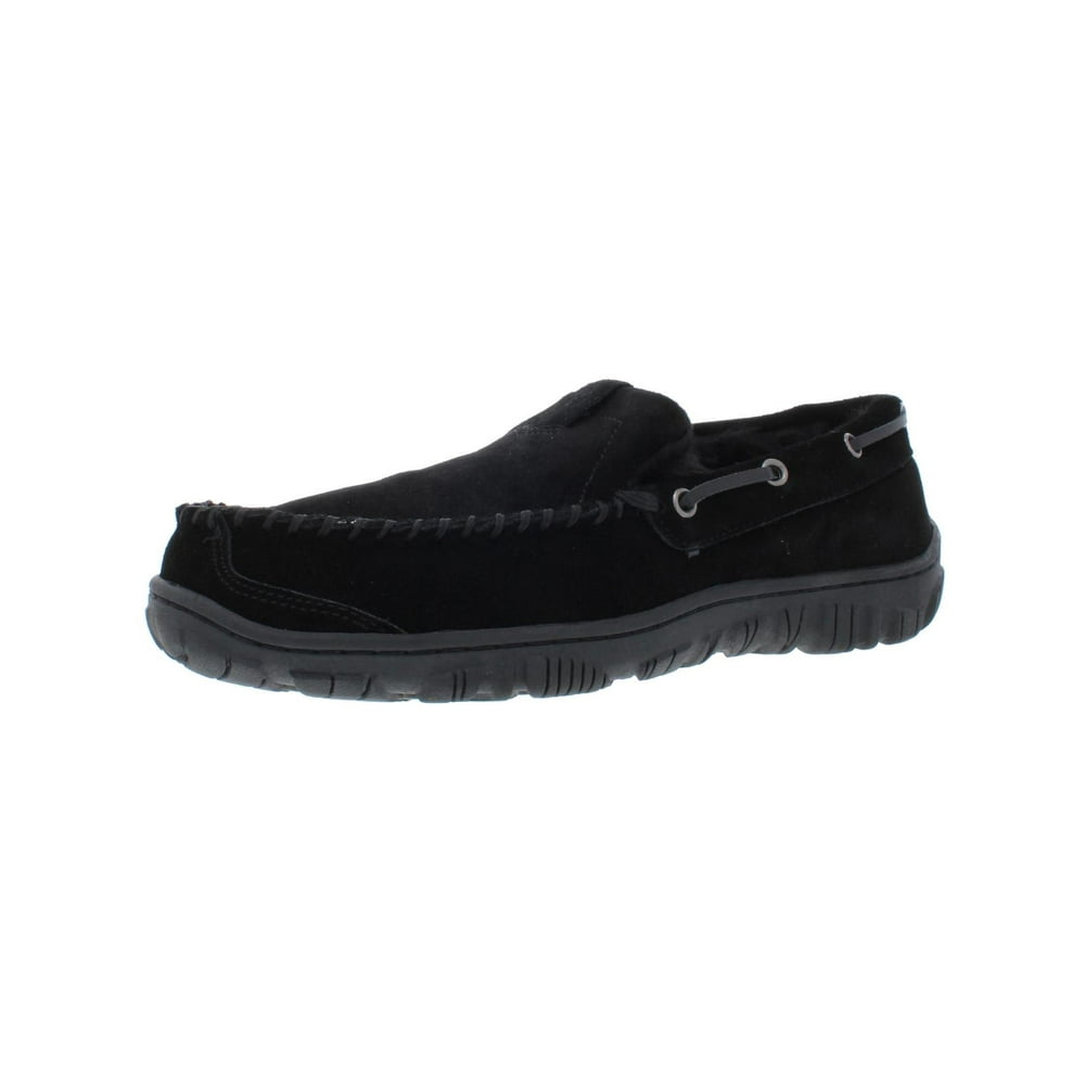clarks mens moccasin slippers