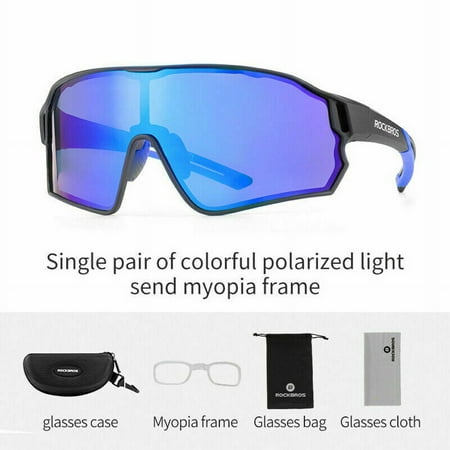 ROCKBROS Cycling Sunglasses Polarized Sports Sunglasses for Men Women UV400 with Myopia Frame price history on PriceWatchPro