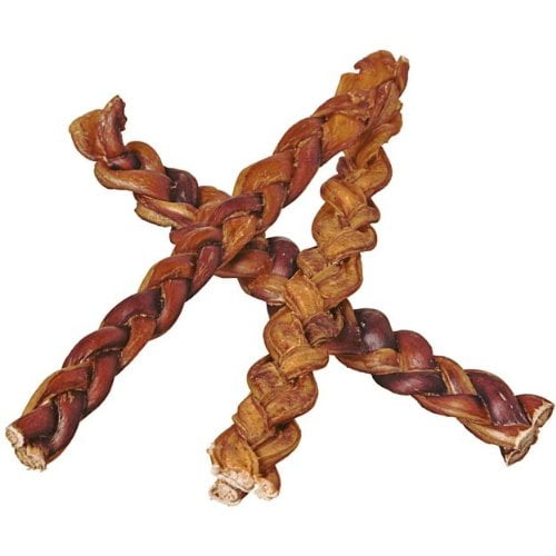 12 Braided Bully Sticks for Dogs 10 Pack Natural Bahrain Ubuy