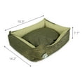 thumbnail image 3 of SUSSEXHOME Pets 19.3 x 14.2 x 7 Inches Outdoor Dog Bed for Small Dogs - Durable Waterproof Sofa Dog Bed with Sides - (SAGE), 3 of 6