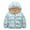 Light Blue, variant on IROINNID Toddler Boys Girls Autumn Winter Puffer Coat Fleece Padded Jacket Hooded Zip Up Waterproof Windproof Outwear