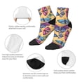 thumbnail image 3 of Uemuo Butterfly 3 Printed Crew Socks, Moisture-Wicking Socks, Athletic Socks for Men Breathable Cushion Socks Casual Sport Socks for Running Traveling, 3 of 6