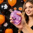 thumbnail image 4 of Halloween Squishy Ice Cube Stress Balls, Glitter Slow Rebound Square Ghost Squishy, Cute Spooky Sensory Toy for Anxiety Relief, Halloween Holiday & Birthday Gift Party Favor, 1PC Purple, 4 of 9