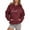 Z11_Red, variant on HNMKIU Men And Women Solid Color Pullover Hooded Sweatshirts Unisex Casual Hoodies Grey，L