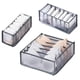 thumbnail image 1 of Caja de Almacenamiento de Ropa Interior Caja de Almacenamiento de Cajón de Ropa Interior Plegable Compartimento de Ropa Interior Caja de Almacenamiento de Ropa Interior, 1 of 5