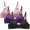 Pink, variant on 3-Pack Wireless Seamless Bras Comfort Yoga Sports Bra Adjustable Straps Sleep Comfort Soft Breathable Underwear for Women 32-40B/C/D Black Beige Nude