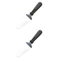 thumbnail image 1 of bedienty Stainless Steel Pizza Peel Shovel Spatula Cake Cutter Lifter Paddle Baking Tray Black 2Set, 1 of 6