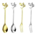 thumbnail image 1 of Tree Branch Shape Dessert Spoon Scoop Tableware; Coffee Stirring Fork Coffee Stirring Milktea Tea Ice-cream Scoop Tableware, 1 of 8