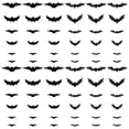 thumbnail image 5 of 72 Pcs Halloween Bats Decorations with LED lights, 3D Scary Bats for Wall Decor Multi-Size Bats Halloween Indoor Decor Home Window Decoration Set, 5 of 7