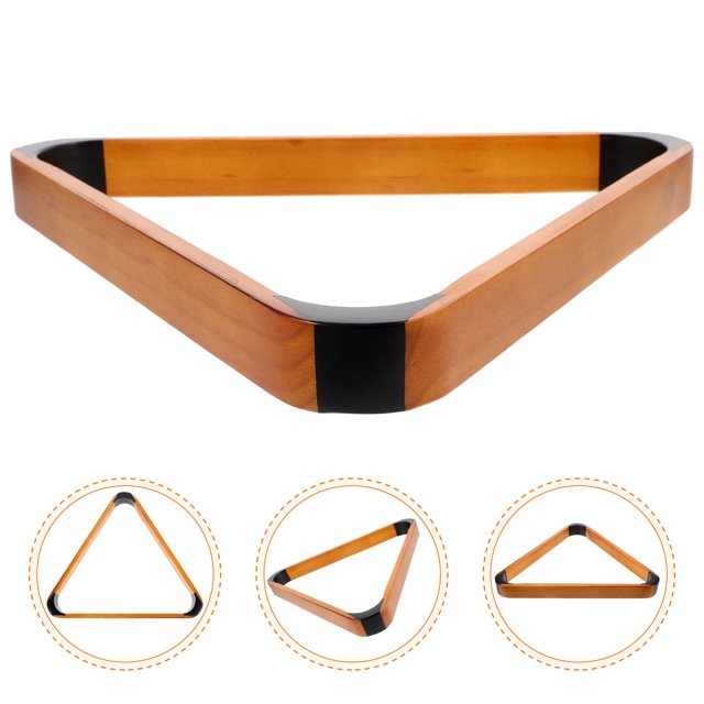 OULII Lot de 1 Support Triangulaire pour Billard Club avec Construction Durable et Robuste