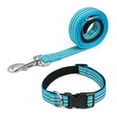 thumbnail image 3 of AtPet Soft Nylon Adjustable Reflective Dog Collars with Heavy Duty Metal D Ring,Blue, Small, 3 of 3