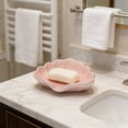 thumbnail image 6 of Shell Soap Dish with Self Draining Design, Beautiful Decorative Tray, Ceramic Soap Dish Holder for Bathroom Sink, 6 of 7