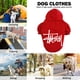 thumbnail image 5 of Perro Clima frío Sudadera con capucha Abrigo Sudadera con capucha suave Ropa Suministros para mascotas (9XL) Rojo, 5 of 6