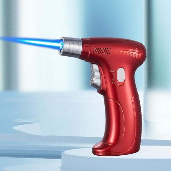 Cigarette Lighter, Butane torch Refillable Cooking torch Kitchen Blowtorch Lighter with Adjustable Flame for Dessert Pudding Grilling and Baking Not Included Butane