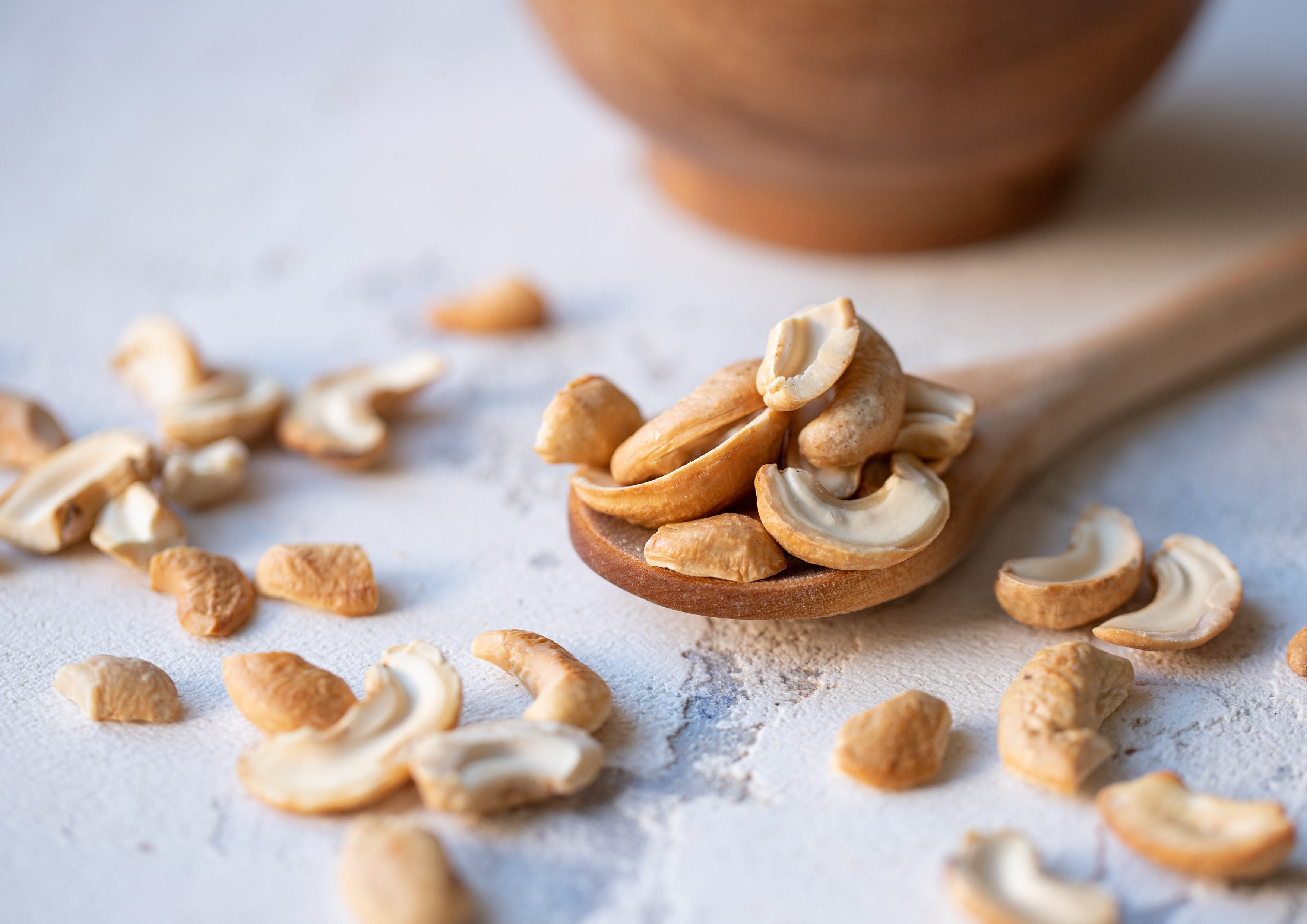 Dry Roasted Cashew Pieces with Himalayan Salt, 2 Pounds – Vegan Snack, Keto, Kosher