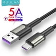 thumbnail image 2 of 5A USB Type C Cable For Samsung Xiaomi mi Redmi Fast Charging USB-C Cable Mobile Phone Charger USBC Type-C Data Wire Cord Black_6 2m, 2 of 7