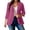 Hot Pink 01, variant on Womens Plus Size Cardigans 3/4 Sleeve Open Front Lightweight Causal Soft Cardigan Summer Loose Cover ups Jackets