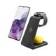 thumbnail image 1 of wonima44 Wireless Charger,3 in 1 Charging Station Dock for Watch 5/4/3/2/Active 2/1/Gear S3, S22 Ultra/S21/S20/S10/Note 20/Z Flip 4/Z Fold 4/3, Buds+/Pro/Live Black, 1 of 1