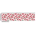 thumbnail image 3 of Ambesonne Fruit Fabric by the Yard Upholstery, Funny Kawaii Cherries Design, 2 Yards, Pale Pink Ruby Green, 3 of 5