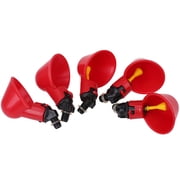 5 Pack Poultry Water Drinking Cups Chicken Hen Plastic Automatic Drinker
