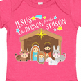 thumbnail image 4 of Inktastic Jesus is the Reason for the Season Christmas Nativity Boys or Girls Baby Bodysuit, 4 of 5
