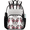 Multicolor 2, variant on Western Horse Clear Backpack for Stadium Events, Animal Horse Transparent Plastic Bag for Games, Security Checks, Festivals, Concerts
