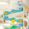 thumbnail image 5 of Melissa & Doug Rollables Wooden Ocean Slide Infant and Toddler Toy (5 Pieces) - FSC Certified, 5 of 10