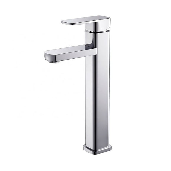 ESATTO LLAVE MONOMANDO PARA BAÑO ALTO CUADRADO CROMO MZA039C
