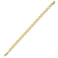 thumbnail image 3 of Pompeii Men's Solid Seed 14k Gold (38gram) or Platinum (62gram) 6.5mm Link Bracelet 8" (,), 3 of 4