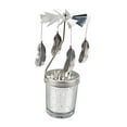 thumbnail image 4 of Portavelas giratorio elegante, portavelas de té, candelabro, portavelas de luz de té para Navidad, escritorio, decoración del banquete de boda Hojas Macarena Candelabro giratorio, 4 of 8