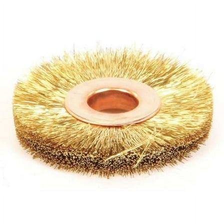 Weiler Crimped Wire Wheel Wire Brush, Arbor, 1-1/2" 93833