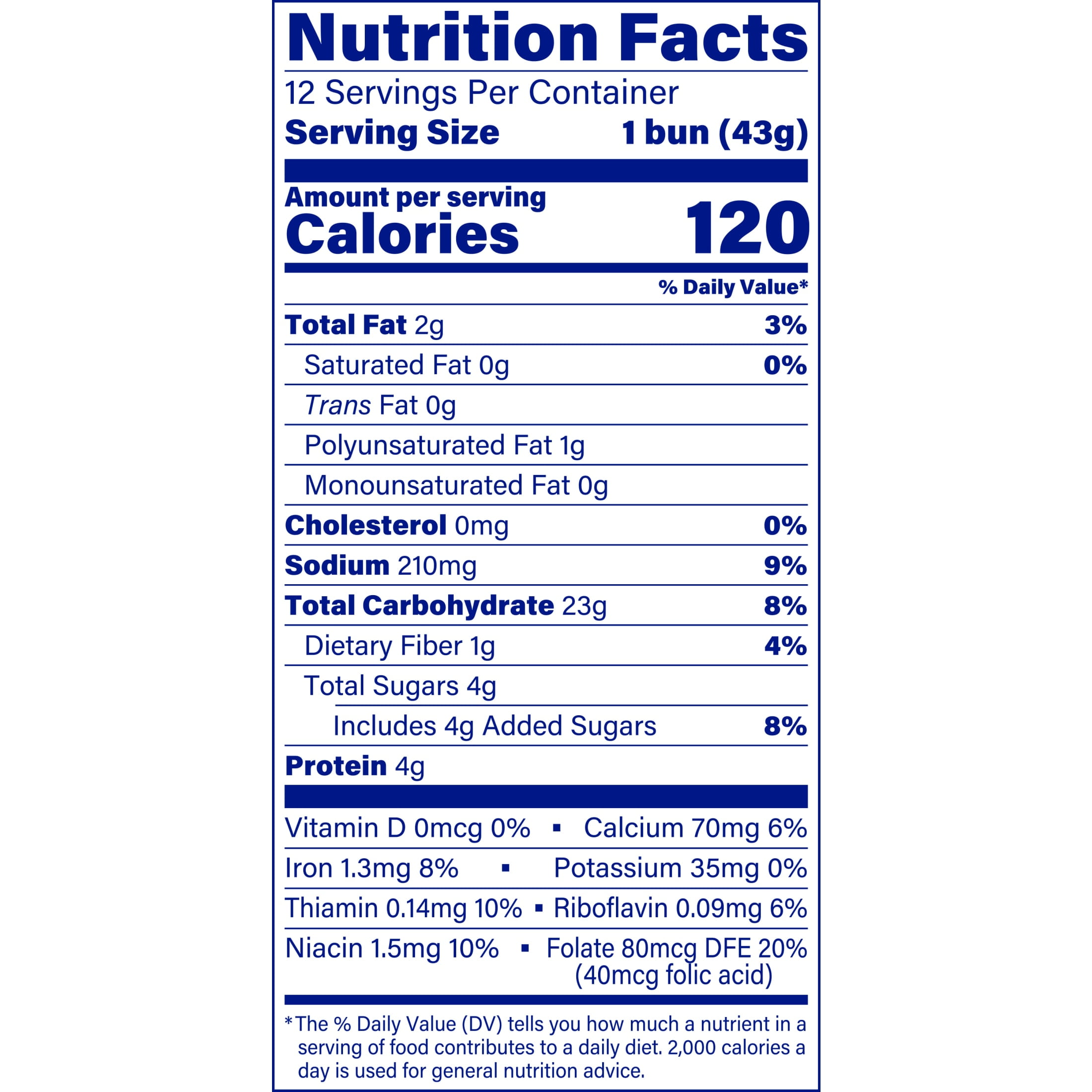 Heiner's Sunny Buns Honey Enriched Hot Dog Buns, 12 count, White Hot Dog Buns, 18 oz Bag