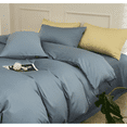thumbnail image 4 of Zhuge Bed Sheets Set, Bedding Sheets Pillowcases Kit, Twin Bed Set, Hotel Bedding, Home Decor(Blue), 4 of 5