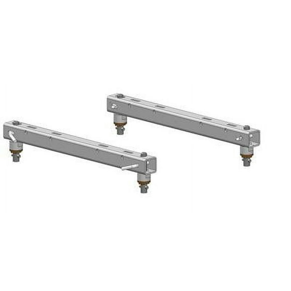 PullRite Fifth Wheel Trailer Hitch Mount Kit 4444 OE Series; Custom-Fit Base Rails and Posts; Use With Chevy/GMC OE Prep Package; Bolt-On