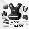 thumbnail image 4 of Yes4All 11-20 lbs Adjustable Weighted Vest with Reflective Strip, Running Weight Vest for Cardio and Strength Training, Body Weight Vest for Men & Women, 4 of 5