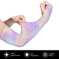thumbnail image 3 of Bingfone Farmers Gardening Sleeves Sun Protection Arm Cooling Sleeves For Women Men With Thumb Hole - Fish Scale1, 3 of 8