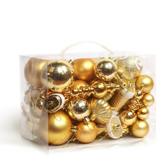 60ct Christmas Balls Ornaments - Shatterproof Large Hanging Ball Decorative Xmas Balls for Holiday Wedding Party Xmas Tree Decoration(2.36"/60mm, Purple)