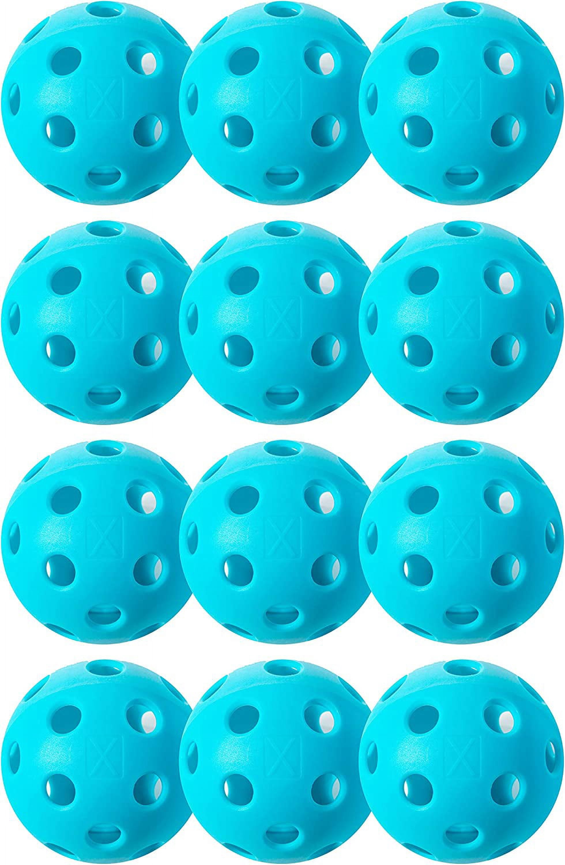 12pcs Pickleball Net Bag 26 Holes Hole Ball PE Material High Elasticity Wiffle Ball
