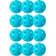 thumbnail image 1 of 12 Pcs Sac Filet de Pickleball 26 Trous Boule Matériau PE Haute Élasticité Boule en Wiffle, 1 of 5