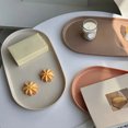 thumbnail image 4 of bestolf Stackable Fruit Plate Oval Shaped Reusable Dessert Tray Thickened Food Serving Platter for Camping Coffee Table Snacks Food Prep, 4 of 7