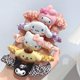 thumbnail image 1 of Sanrio-Cuerda de pelo Simple para la cabeza, banda de cuero para niña, Hellokitty, Mymelody, Kuromi, Cinnamoroll, Círculo de pelo rojo, tocado de dibujos animados, 1 of 4