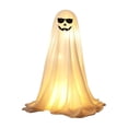 thumbnail image 3 of Kdkad Halloween Light Up Ghost Decor, 33 In Spooky Cute Standing Ghost, Halloween Decorations for Front Door Porch Yard Tree, Indoor Party Room Decor, 3 of 8