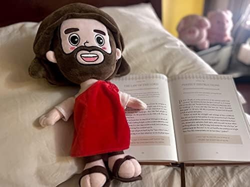 My Jesus Plush 14" Large Christ Doll Cute Christian Stuffed Plush of Son of God for Children, Church, Sunday School, Religious Gift, Kids Jesus Gift