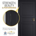 thumbnail image 6 of Embassy 3.5” x 3.5” Ball Bearing Door Hinge Heavy Duty Hinges Oil Rubbed Bronze with Urn Tips, 6 of 7